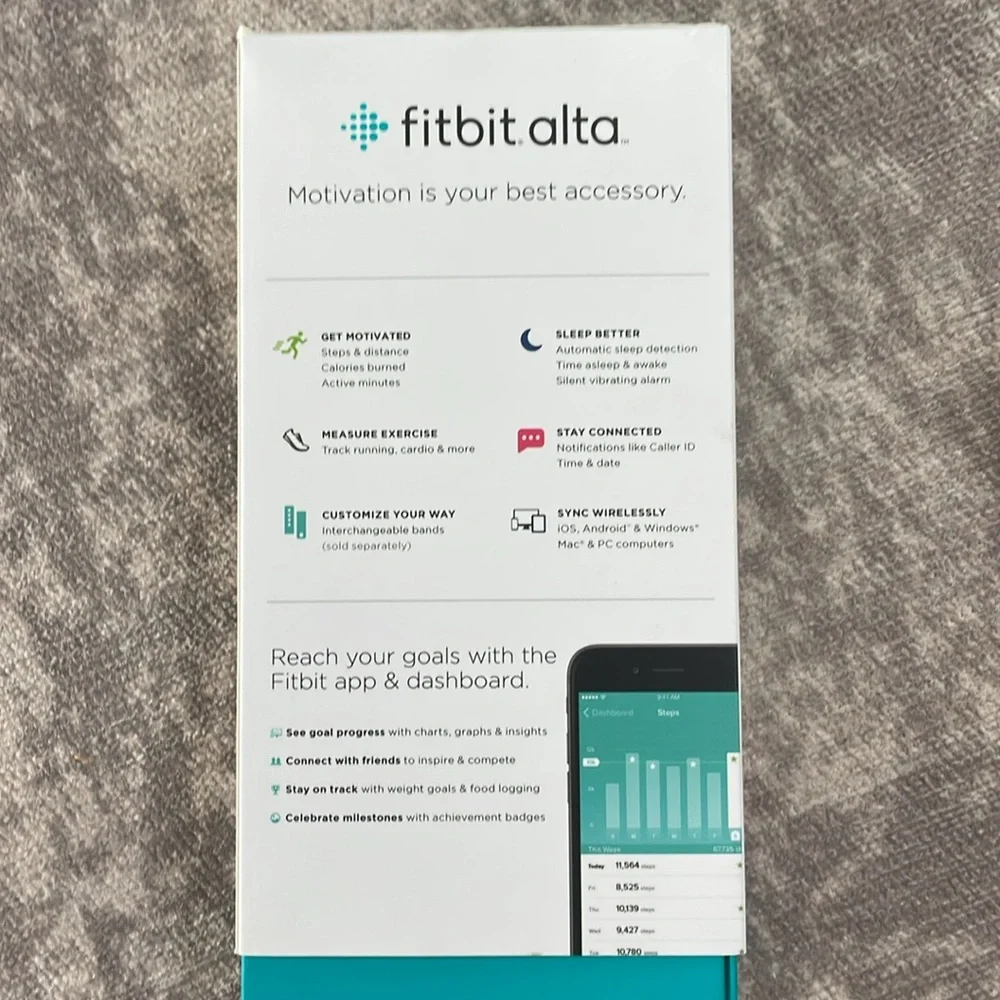 Fitbit Alta Black Activity Tracker